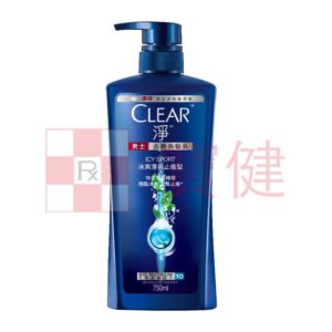 Clear Icy Sport Shampoo 凈 男士洗髮乳- 冰爽薄荷止癢型 750ml