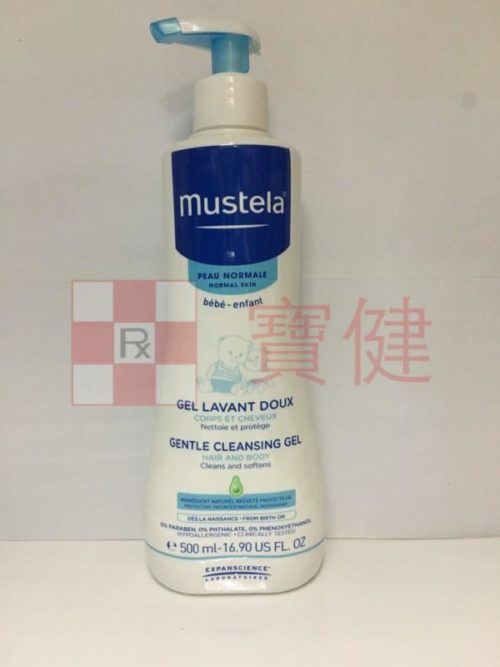 mustela gentle cleansing gel (hair and body)洗髮沐浴二合一
