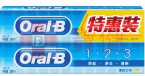 Oral-B 123 薄荷牙膏200g 孖裝