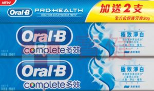 Oral-B Complete 極致淨白牙膏 160gx2   PH 全方位保護牙膏 20gx2(牙膏)