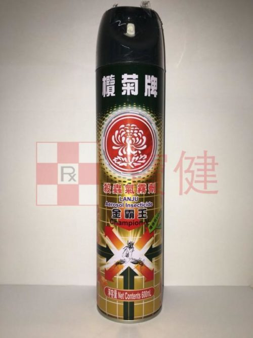 欖菊牌殺蟲氣霧劑金霸王600ml