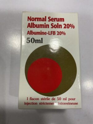 Normal Serum Albumin Soln 20%、Albumine - LFB 康泰、20%人體血清白蛋白注射液(Normal Serum Albumin Soln 20%、Albumine - LFB 康泰、20%人体血清白蛋白注射液):圖片 1