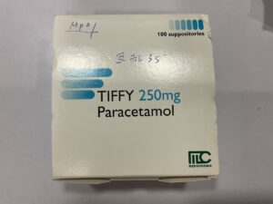 TIFFY 250mg Paracetamol(對乙酰氨基酚栓劑)(TIFFY 250mg Paracetamol(对乙酰氨基酚栓剂)):圖片 1